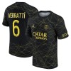 Camisetas Paris Saint Germain VERRATTI 6 4ª Jordan 2022/23 - Hombre